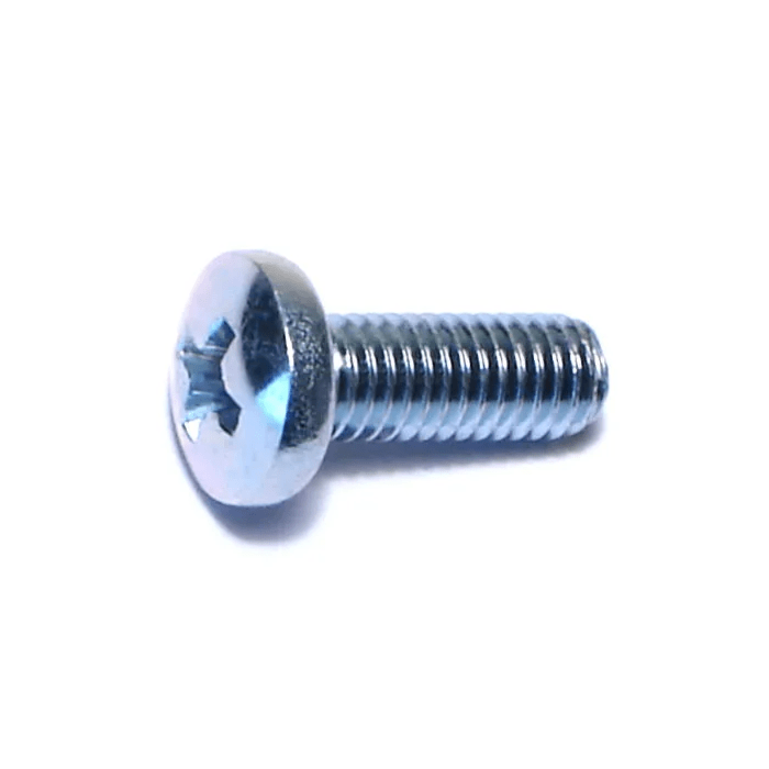 10-32 x 1/2" Phillips Pan Head, Machine Screw, Zinc (Bulk Box 1 lb)