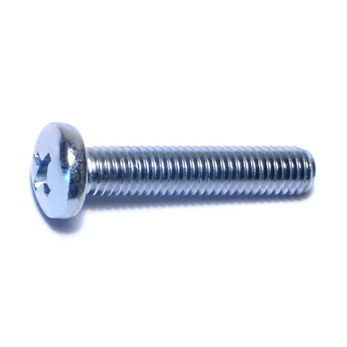 10-32 x 1" Phillips Pan Head, Machine Screw, Zinc (Bulk Box 1 lb)