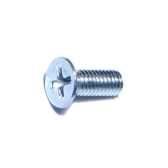 10-32 x 1/2" Phillips Flat Head, Machine Screw, Zinc (Bulk Box 1 lb)