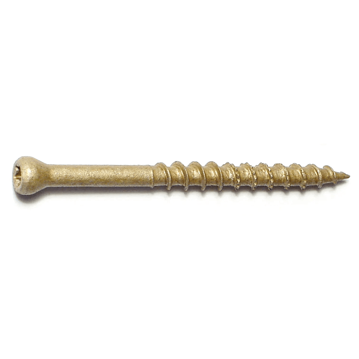 #8 x 2" Star Drive, Trim Head Screw, XL1500 Coated, Tan (Bulk Box 1 lb)