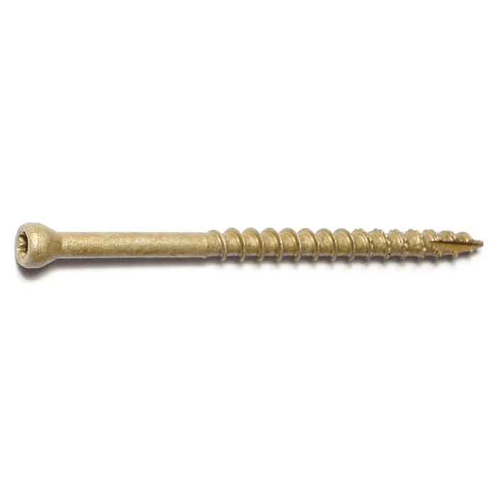 #8 x 2-1/2" Star Drive, Trim Head Screw, XL1500 Coated, Tan (Bulk Box 1 lb)
