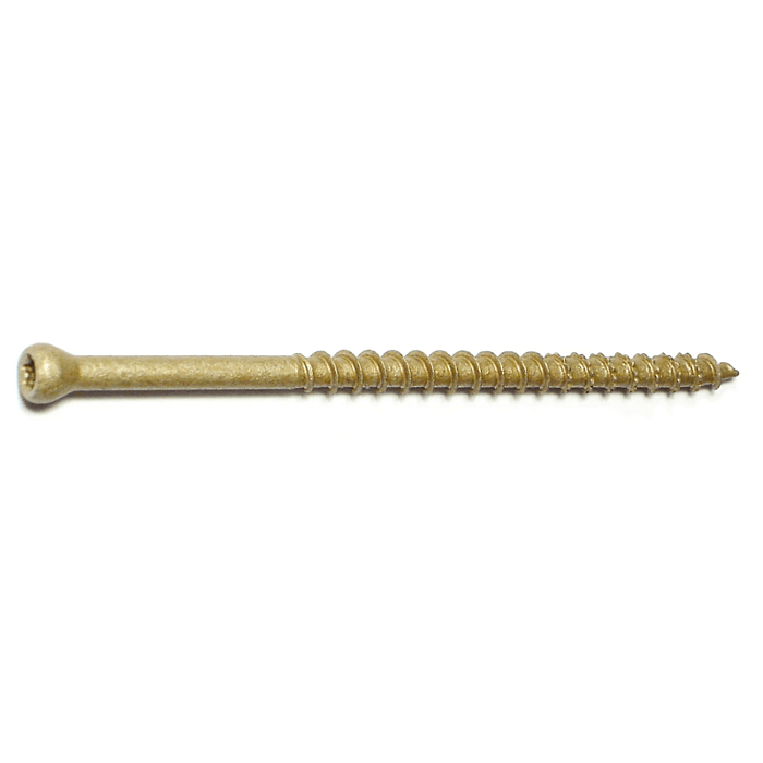 #8 x 3" Star Drive, Trim Head Screw, XL1500 Coated, Tan (Bulk Box 1 lb)