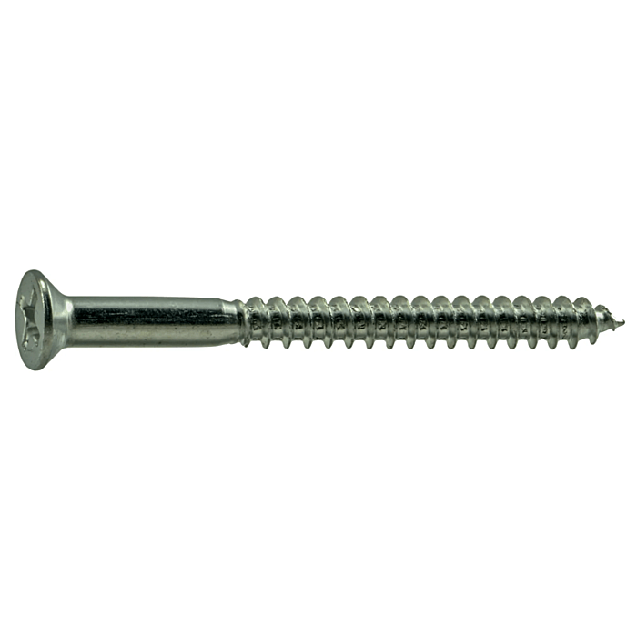 #8 x 2" Phillips Flat Head, Wood Screw, Zinc (Bulk Box 8 pk)