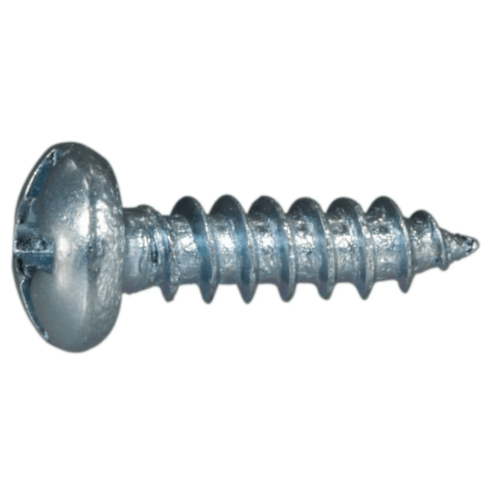 #6 x 1/2" Combo Pan Head, Sheet Metal Screw, Zinc (Bulk Box 22 pk)