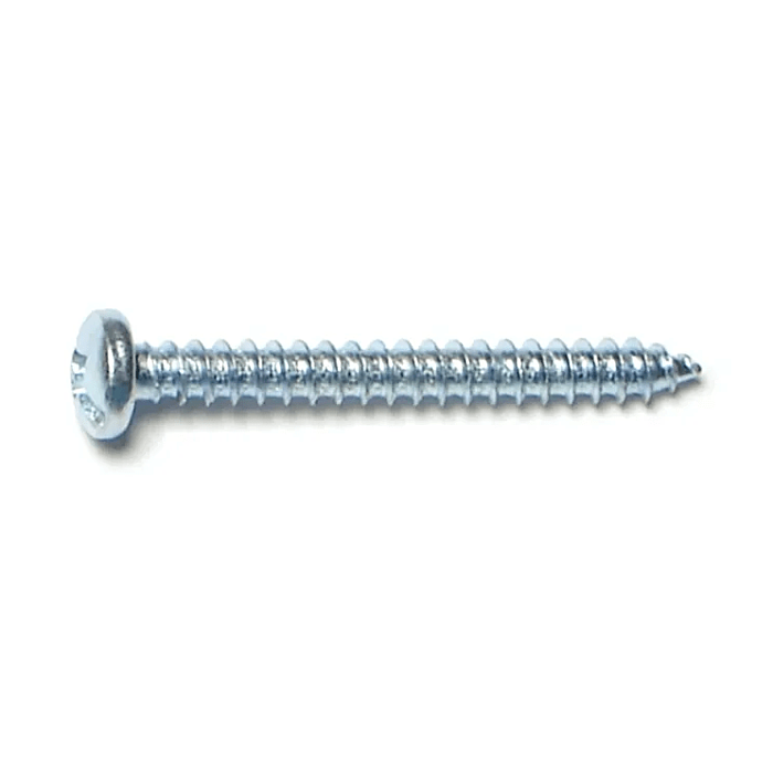 #6 x 1-1/4" Combo Pan Head, Sheet Metal Screw, Zinc (Bulk Box 12 pk)