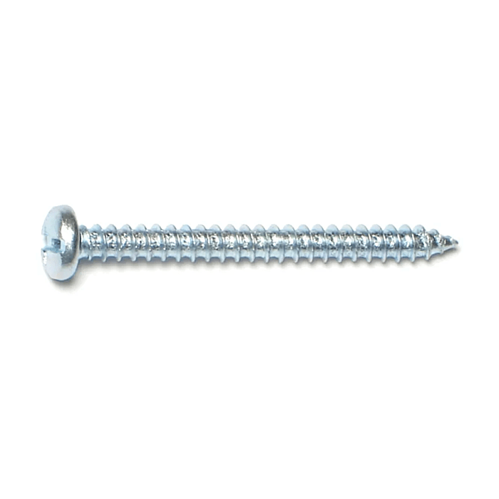 #6 x 1-1/2" Combo Pan Head, Sheet Metal Screw, Zinc (Bulk Box 10 pk)