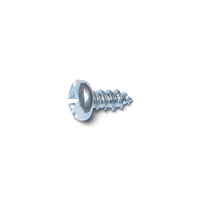 #8 x 3/8" Combo Pan Head, Sheet Metal Screw, Zinc (Bulk Box 18 pk)