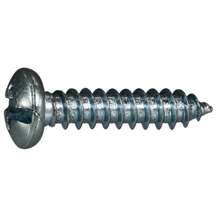 #8 x 3/4" Combo Pan Head, Sheet Metal Screw, Zinc (Bulk Box 14 pk)