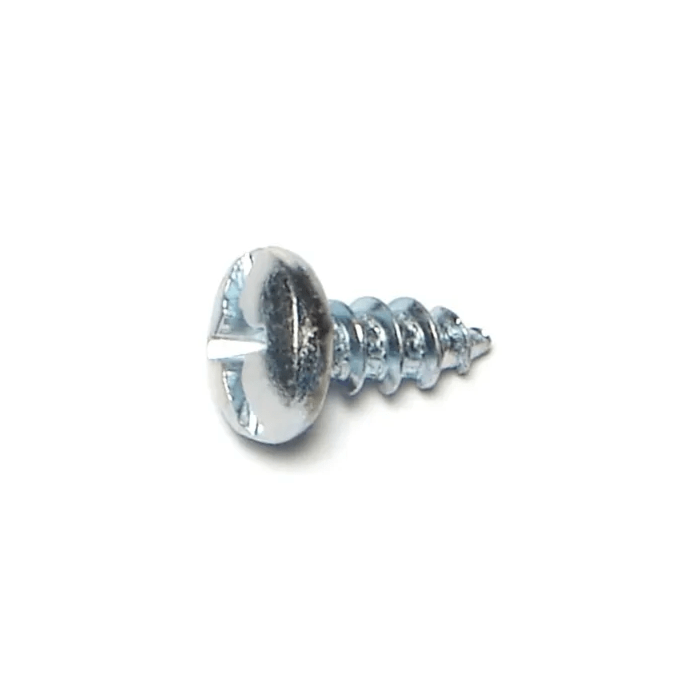 #12 x 1/2" Combo Pan Head, Sheet Metal Screw, Zinc (Bulk Box 10 pk)