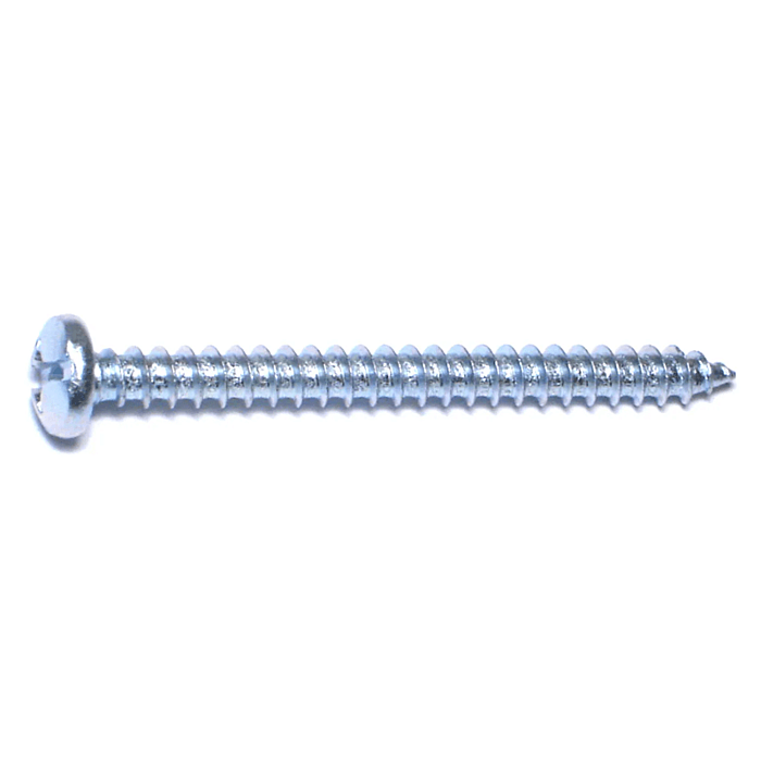 #12 x 2-1/2" Combo Pan Head, Sheet Metal Screw, Zinc (Bulk Box 3 pk)