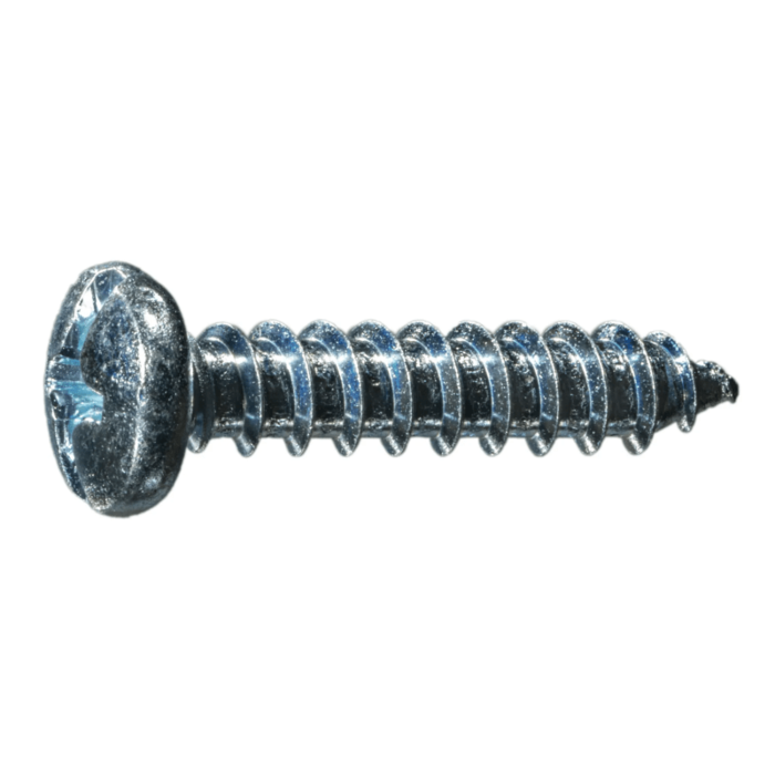 #14 x 1-1/4" Combo Pan Head, Sheet Metal Screw, Zinc (Bulk Box 3 pk)