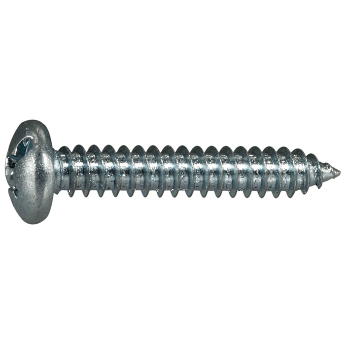 #14 x 1-1/2" Combo Pan Head, Sheet Metal Screw, Zinc (Bulk Box 3 pk)