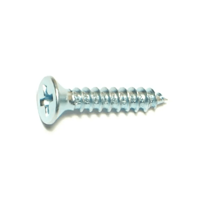 #6 x 3/4" Phillips Flat Head, Sheet Metal Screw, Zinc (Bulk Box 18 pk)