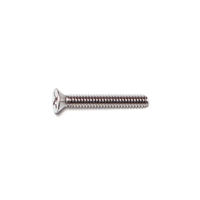 6-32 x 1" Phillips Flat Head, Machine Screw, Stainless Steel (Bulk Box 4 pc)