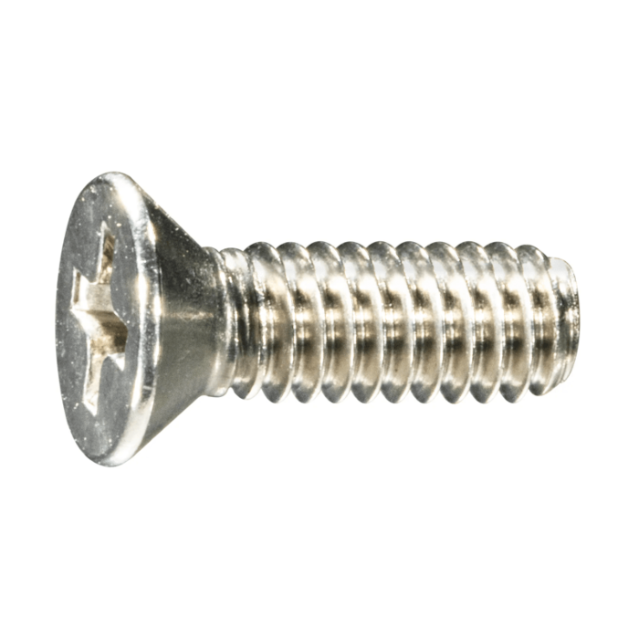 8-32 x 1/2" Phillips Flat Head, Machine Screw, Stainless Steel (Bulk Box 5 pc)