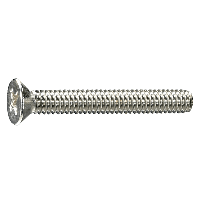 8-32 x 1-1/4" Phillips Flat Head, Machine Screw, Stainless Steel (Bulk Box 4 pc)