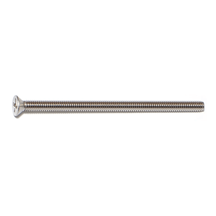 8-32 x 3" Phillips Flat Head, Machine Screw, Stainless Steel (Bulk Box 2 pc)