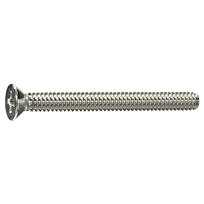 10-24 x 2" Phillips Flat Head, Machine Screw, Stainless Steel (Bulk Box 2 pc)