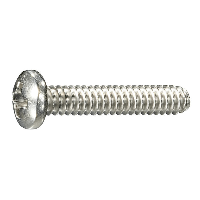 6-32 x 3/4" Phillips Pan Head, Machine Screw, Stainless Steel (Bulk Box 6 pc)