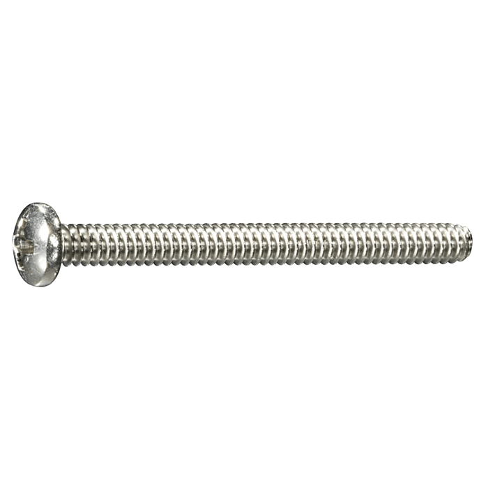 6-32 x 1-1/2" Phillips Pan Head, Machine Screw, Stainless Steel (Bulk Box 4 pc)