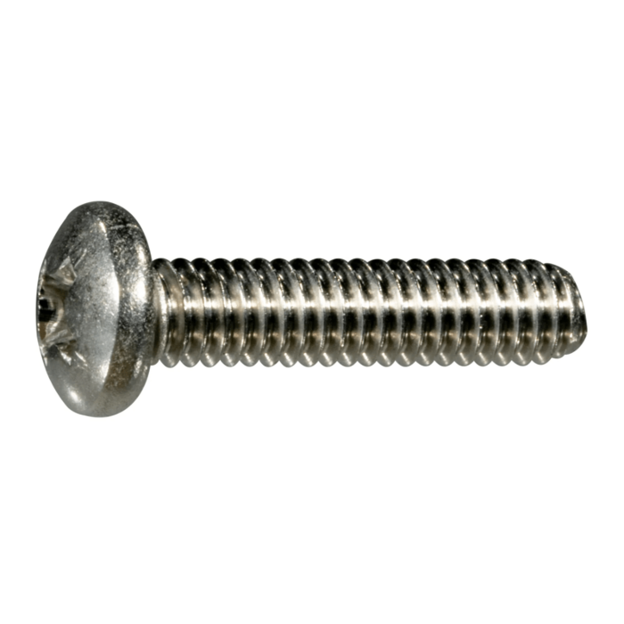8-32 x 3/4" Phillips Pan Head, Machine Screw, Stainless Steel (Bulk Box 5 pc)