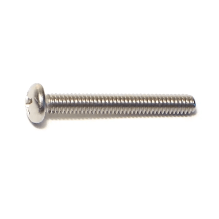 8-32 x 1-1/4" Phillips Pan Head, Machine Screw, Stainless Steel (Bulk Box 4 pc)