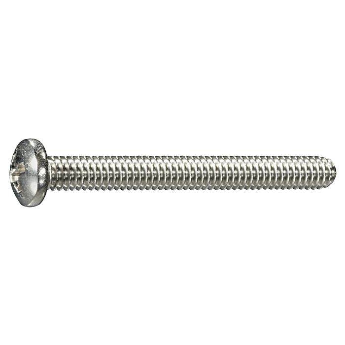 8-32 x 1-1/2" Phillips Pan Head, Machine Screw, Stainless Steel (Bulk Box 4 pc)