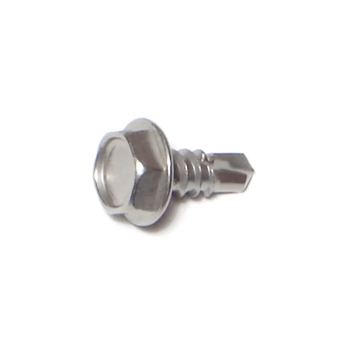 #10 x 1/2" Hex Washer Head, Self-Drilling Screw, Stainless Steel (Bulk Box 11 pc)