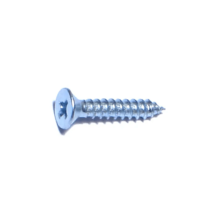 #4 x 5/8" Phillips Flat Head, Sheet Metal Screw, Zinc (Bulk Box 23 pk)