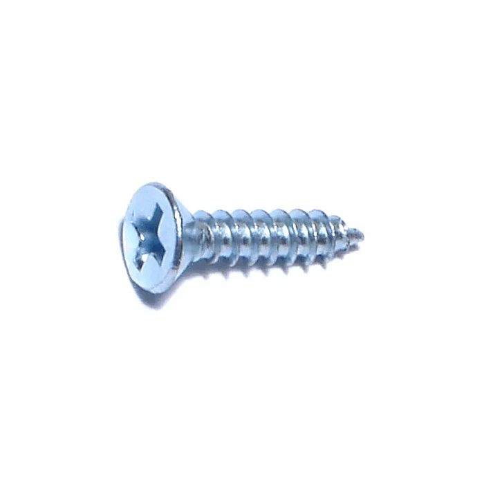 #6 x 5/8" Phillips Flat Head, Sheet Metal Screw, Zinc (Bulk Box 22 pk)