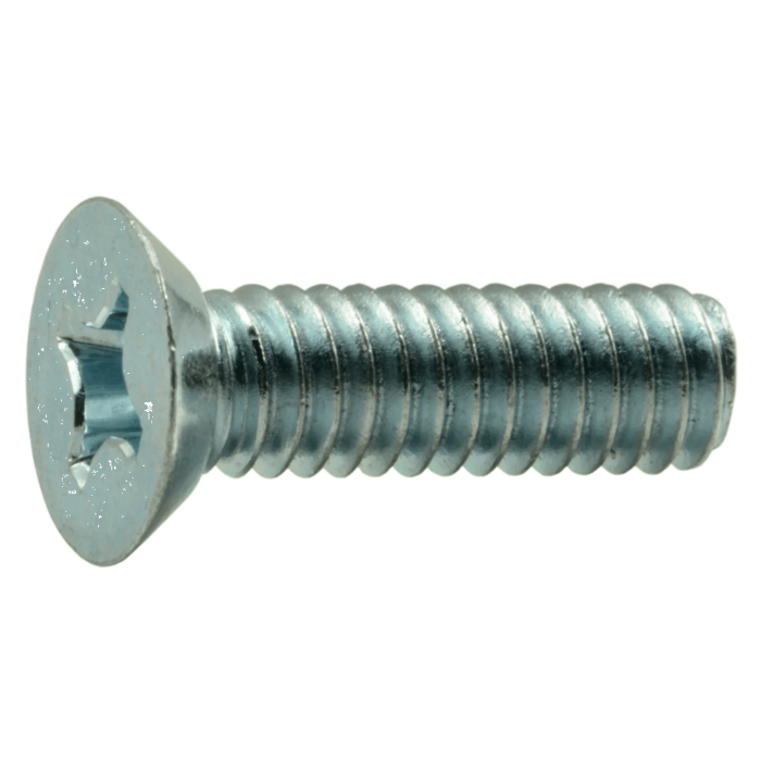 10-24 x 3/4" Phillips Flat Head, Machine Screw, Zinc (Bulk Box 12 pc)
