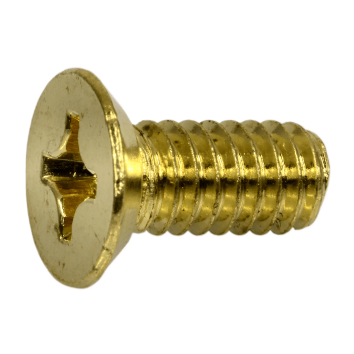 12-24 x 1/2" Phillips Flat Head, Machine Screw, Zinc (Bulk Box 12 pc)