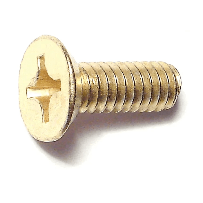 12-24 x 5/8" Phillips Flat Head, Machine Screw, Zinc (Bulk Box 12 pc)