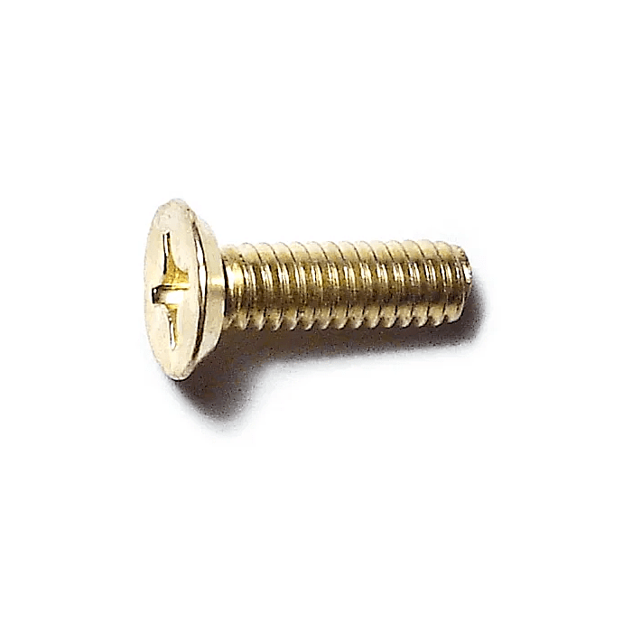 12-24 x 3/4" Phillips Flat Head, Machine Screw, Zinc (Bulk Box 12 pc)