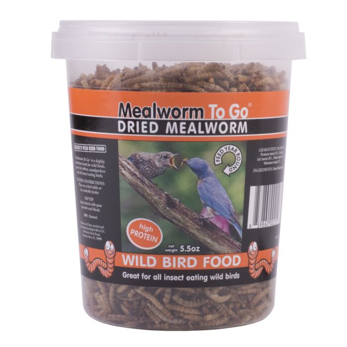 Unipet WB300 5.5 oz Tub Mealworm To Go® Tub