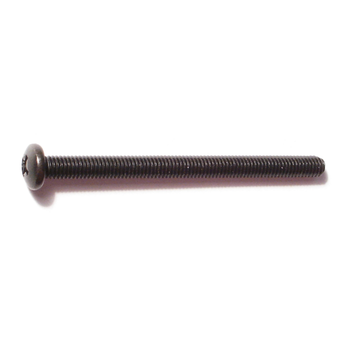 10-32 x 2-1/2" Phillips Pan Head, Machine Screw, Black 