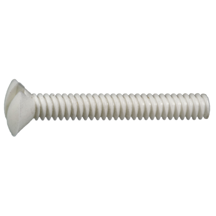 Switch Plate Screw (Nylon - White)  6-32 x 1 in.