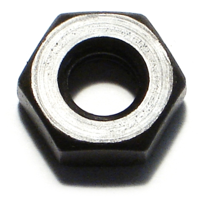 5/16"-18 x Hex Nut Coarse Thread, Black Oxide, Black 