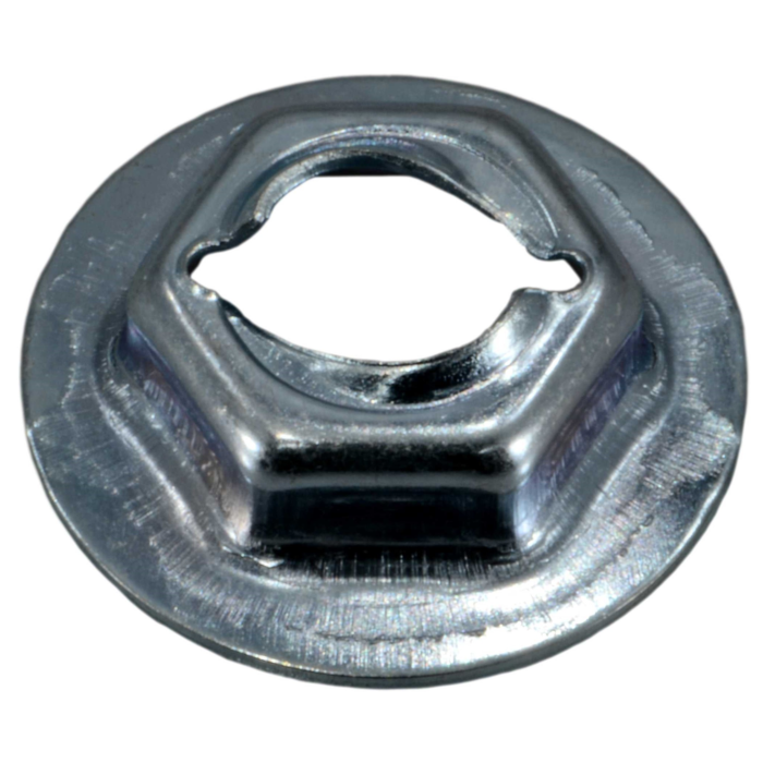 Thread Cutting Nut (Zinc) 1/4 in. 