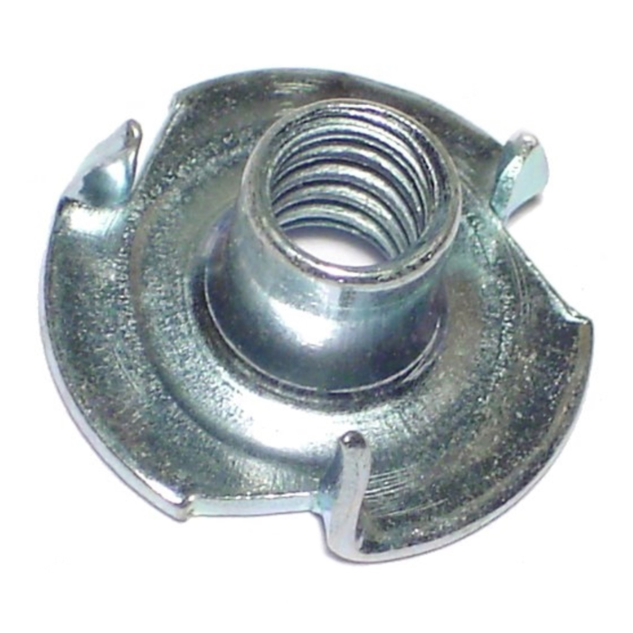 Pronged T-Nut (Zinc) 1/4"-20 x 5/16 in.