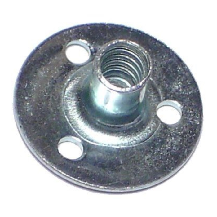 Brad Hole T-Nut (Zinc) 6-32 x 1/4 in.
