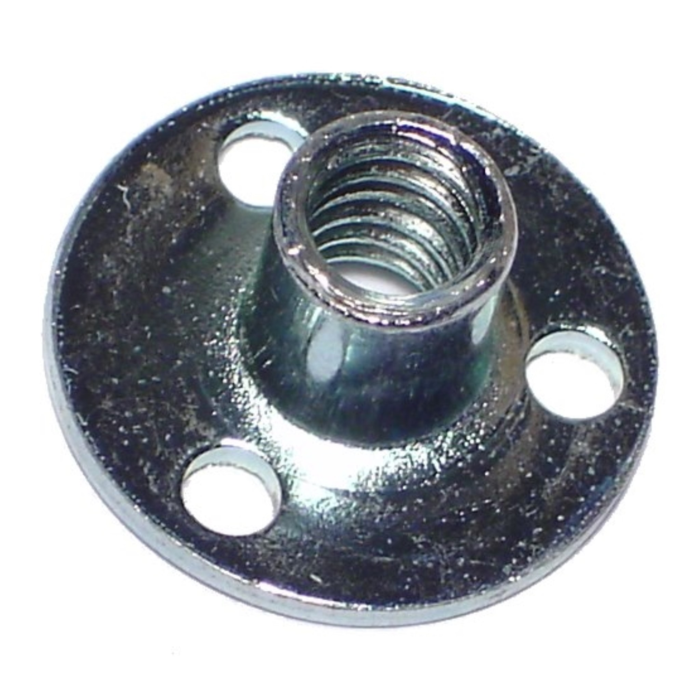Brad Hole T-Nut (Zinc) 1/4"-20 x 5/16 in.