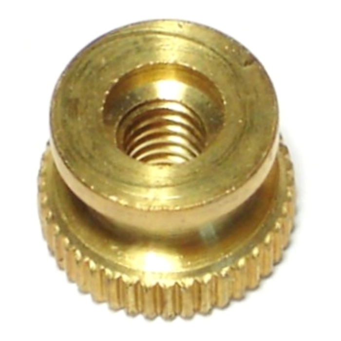 Knurled Nut (Brass) 8-32