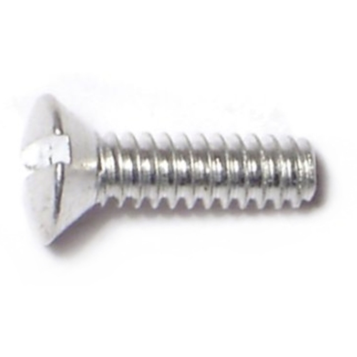 6-32 x 1/2" Slotted Round Head, Machine Screw, Aluminum 