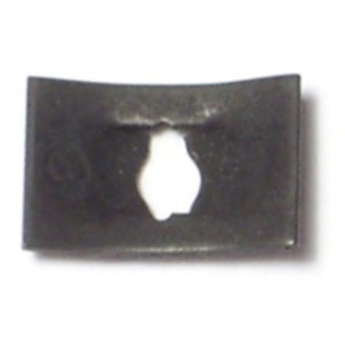 Flat Type Speed Push Nut (Zinc) 4-40 in. 