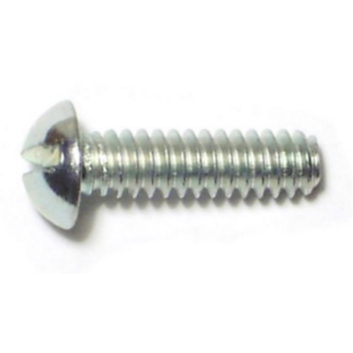6-32 x 1/2" Slotted Round Head, Machine Screw, Zinc 