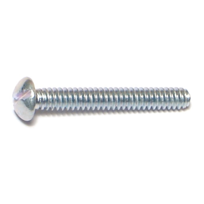 6-32 x 1" Slotted Round Head, Machine Screw, Zinc 
