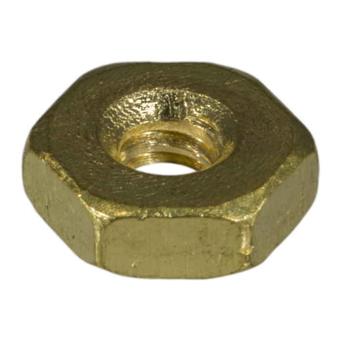 6-32 Hex Nut, Coarse Thread, Brass