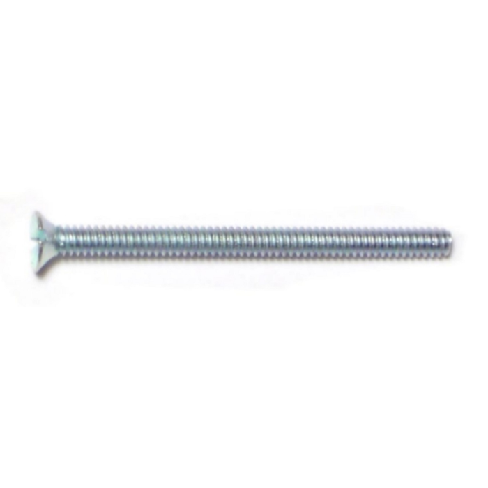 4-40 x 1-1/2" Slotted Flat Head, Machine Screw, Zinc 