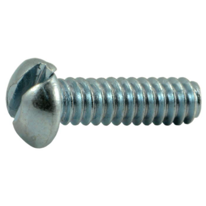 6-32 x 3/8" Slotted Round Head, Machine Screw, Zinc 